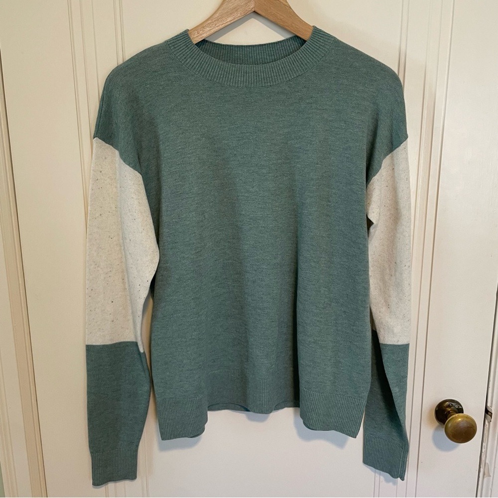 Smartwool Edgewood Colorblock Crew Sweater Size XS
